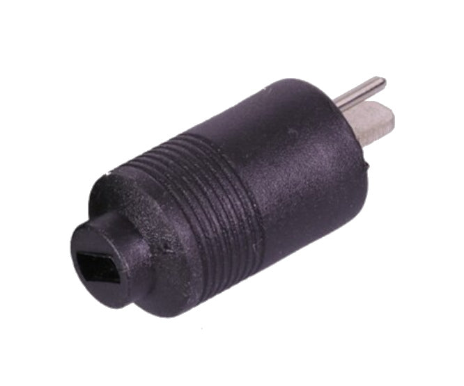 EIE 2PIN Speaker Connector Inline Black Solder Type