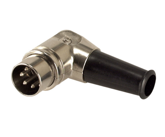 EIE Plug DIN 7W 360D Right-Angle Met