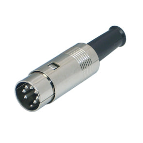 EIE Plug DIN 7W 270D in-Line Metal