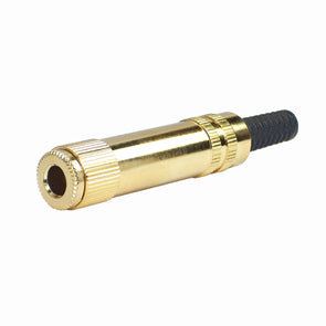 EIE Socket Mono 6.3mm Fem Gold-Pl