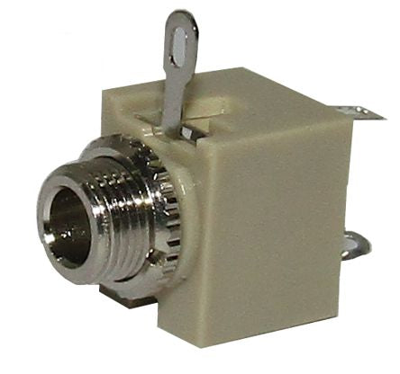 EIE 3.5mm Mono Panel Mount Socket Oc Type Cream
