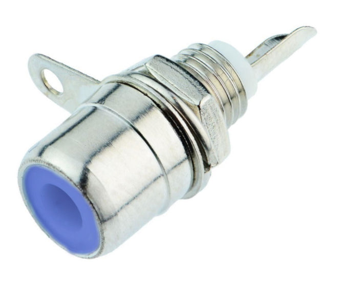 EIE Socket Rca P/Mount Nickel Blue