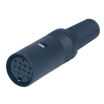 EIE Socket DIN 13P in-Line with Sleeve