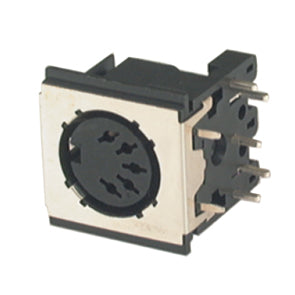 EIE Socket DIN Right-Angle 5W 180D PCB