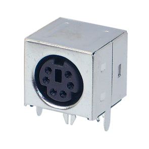 EIE Socket Mini-DIN Right-Angle PCB