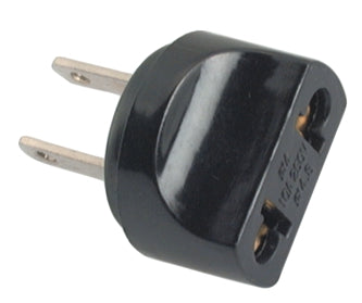 EIE Adap M/Plug 2P Flat-Round