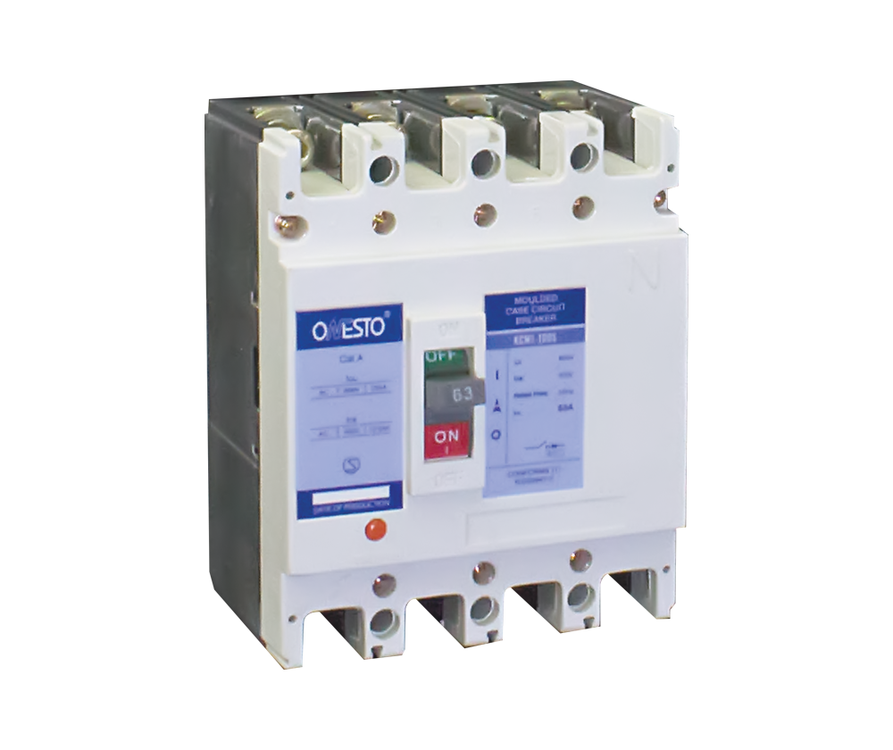 MCCB 225S Frame, 125A-250A, 25kA - 3 Pole & 4 Pole | Onesto KCM1