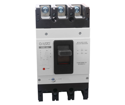 MCCB 630H Frame Electronic Trip, 400A-630A, 50kA - 3 Pole & 4 Pole Onesto KCM5