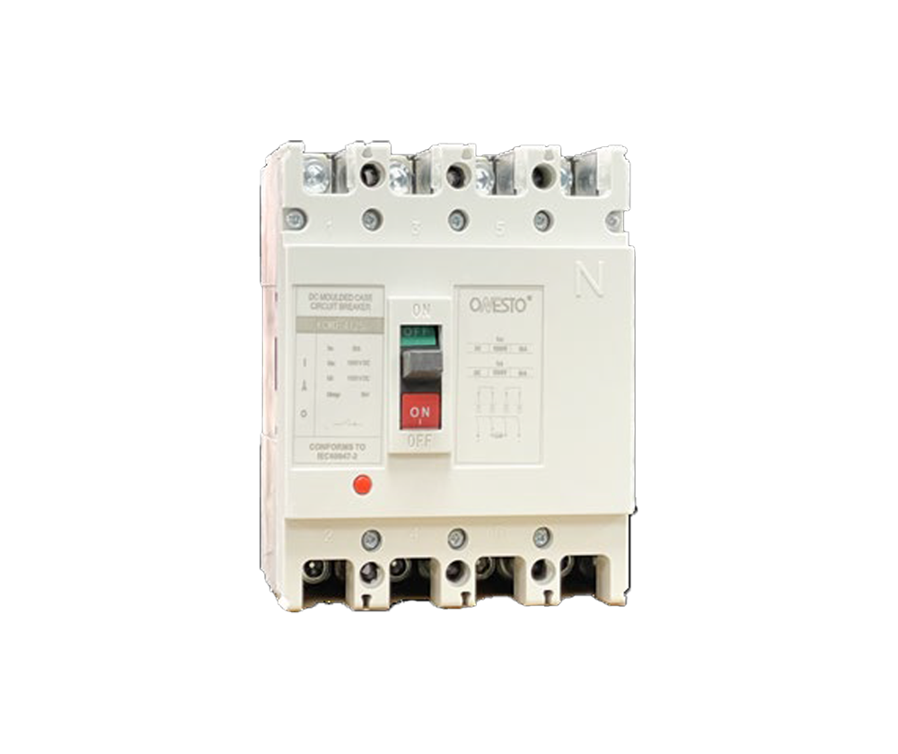 DC MCCB 125 Frame, 63A-125A - 3 Pole & 4 Pole | Onesto KCMD