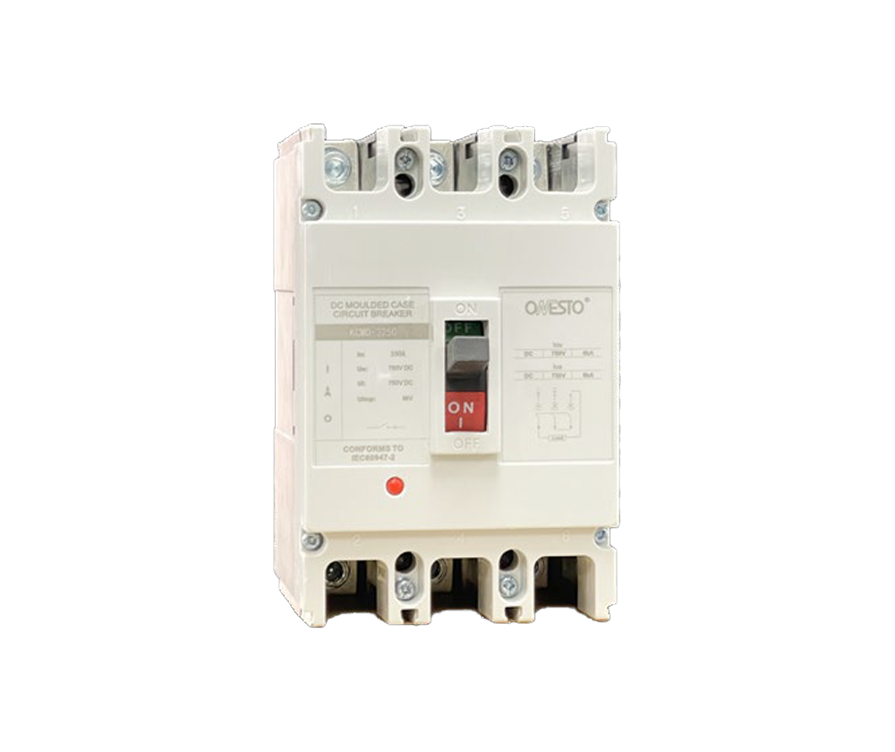 DC MCCB 250 Frame, 160A-250A - 3 Pole & 4 Pole | Onesto KCMD