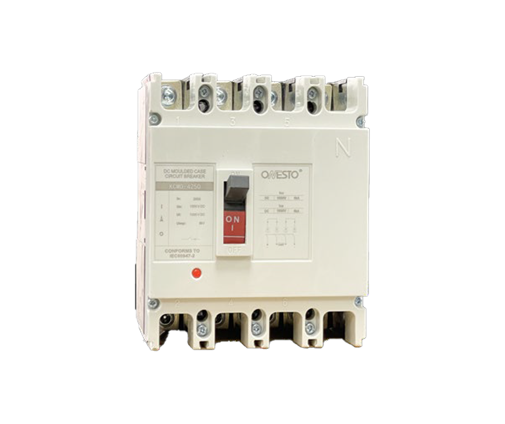 DC MCCB 250 Frame, 160A-250A - 3 Pole & 4 Pole | Onesto KCMD