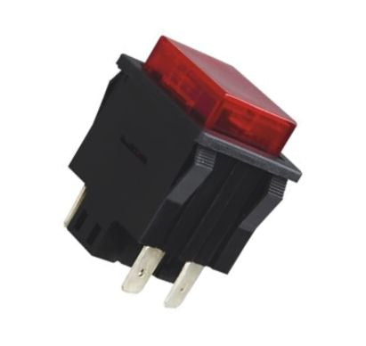 Daier Push Button Momentary Sqr 32x25