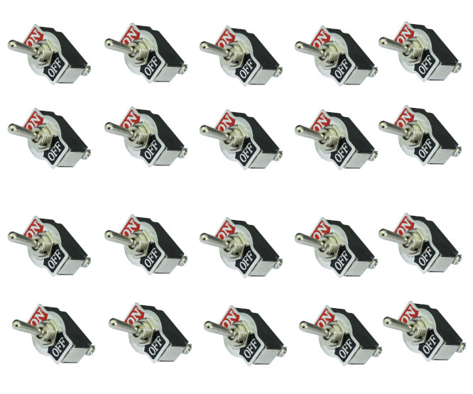Daier Toggle Switch Medium Spst Scr on-Off Legend