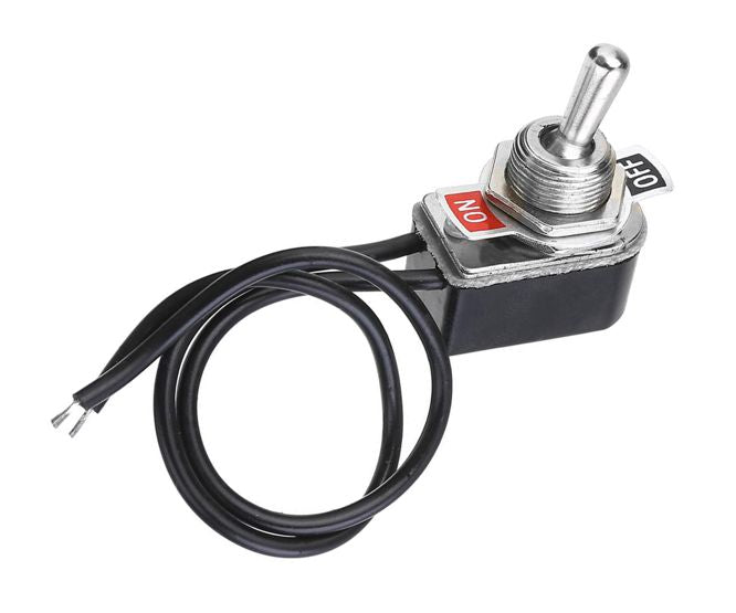 Daier Toggle Switch Spst on-Off Panel Mount with Wire Leads