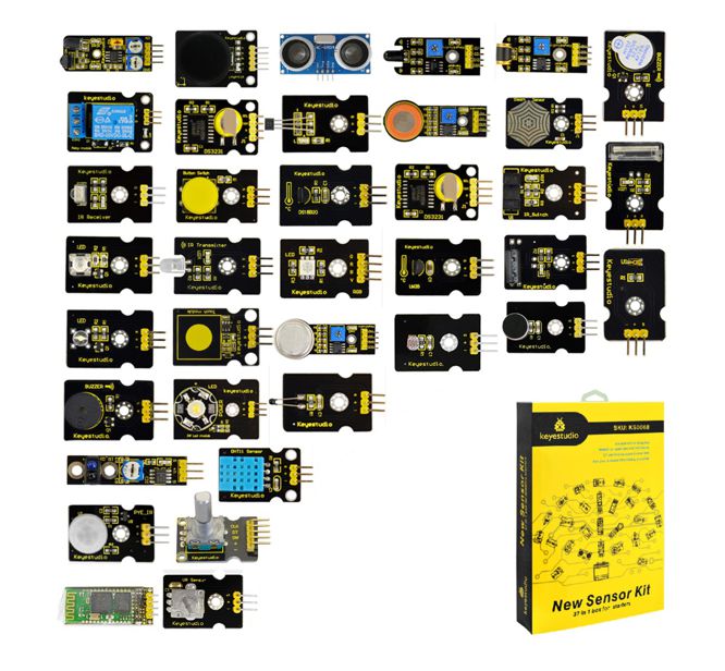 Keyestudio Sensor Assortment 37 in 1