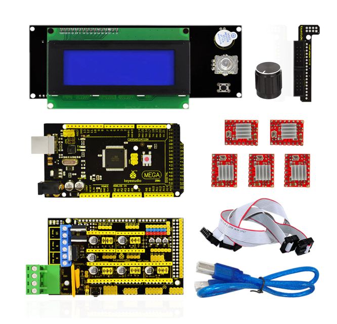 Keyestudio Arduino Mega Kit for Cnc / 3D Printer Control