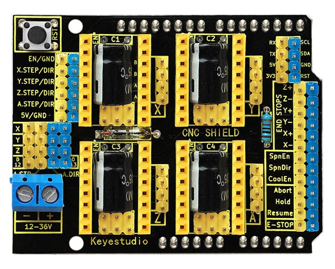 Keyestudio Stepper Motor Shield for Cnc, 3D Printer or Engraver