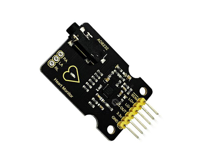 Keyestudio AD8232 Heart Monitor Sensor Module