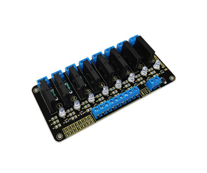 Keyestudio 8-CH 5V Solid State Relay (Ssr) OUT=240VAC 2A