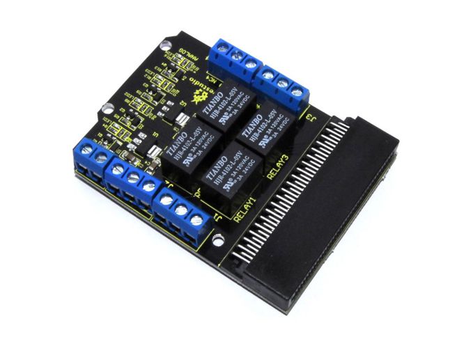 Keyestudio 4-CH Relay Micro:bit Breakout Board 5VDC