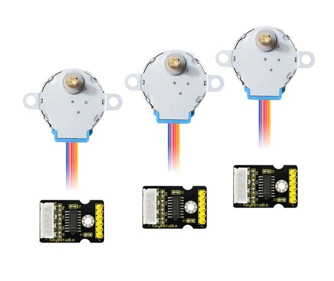 Keyestudio 5V Stepper Motor+Stepper Motor Drive Board 3PCS