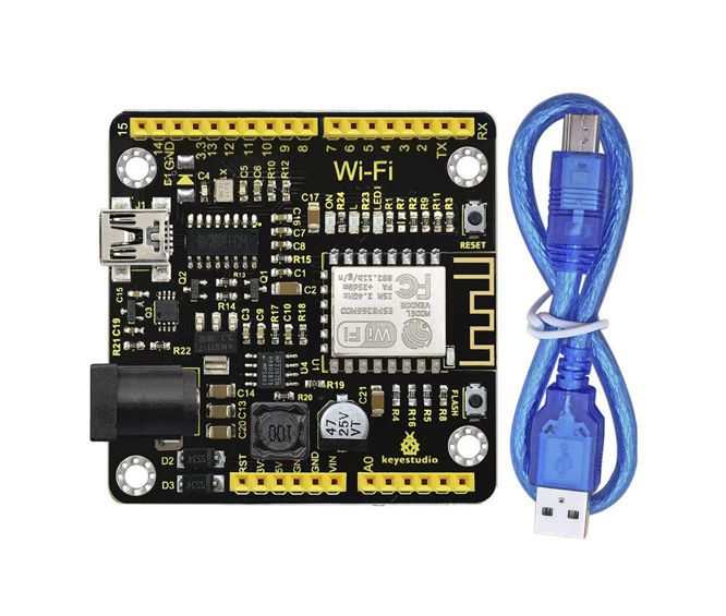 Keyestudio ESP8266 Wi-Fi Development Board + USB Cable