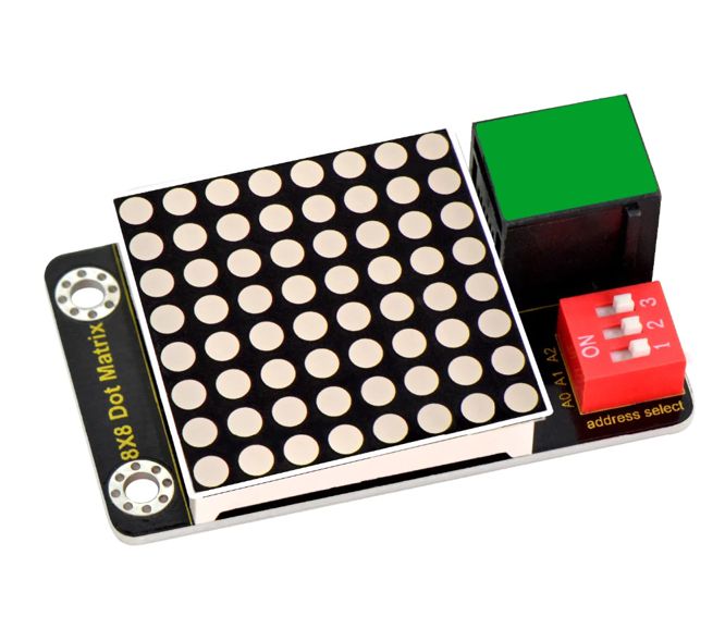 Keyestudio Disp LED Dots Matrix 8x8 Adressable Module Easy-Plug
