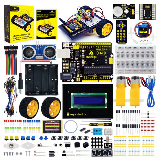 Keyestudio Arduino Based Ultimate Robotics Starter Kit
