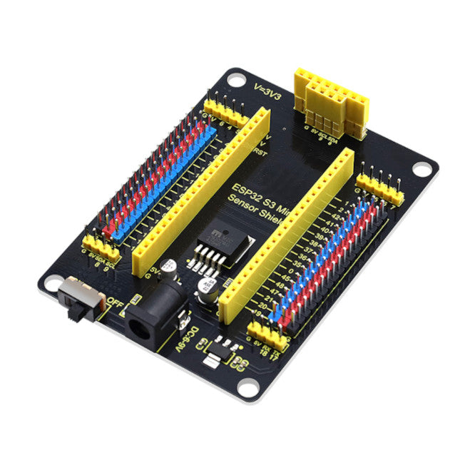 Keyestudio ESP32S3 Mini Sensor Shield Expansion / Breakout Board 9V