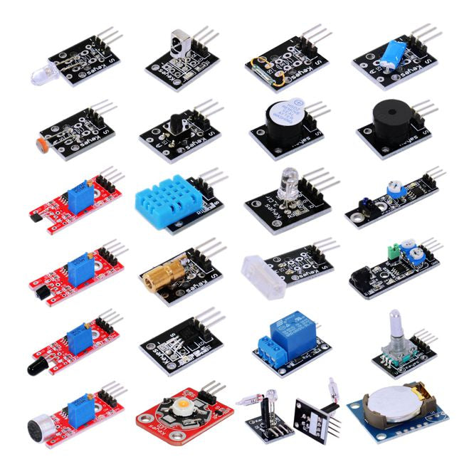 Keyestudio Sensor Assortment for Arduino Projects 24PCS