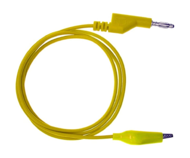 EIE 2mm Banana Plug - Croc Lead Yellow
