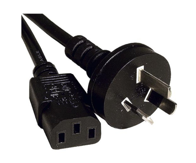 EIE Power Lead 3P Flat - Iec Socket 1.8m Partly Moulded