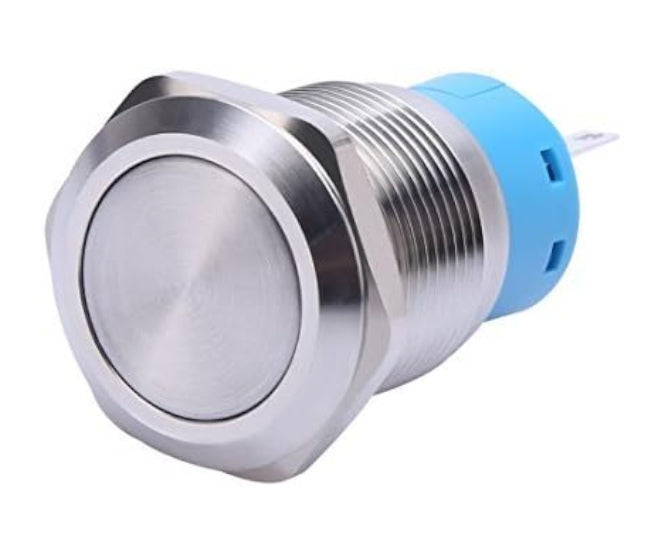 Daier Momentary Push Button Switch on-on SPDT 3A 250VAC M19 D=22 L=35 3PIN