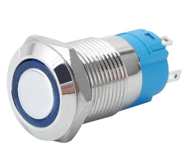Daier Push Button Switch NO/NC SPDT 5A 12V M19 D=22 L=35 Latching