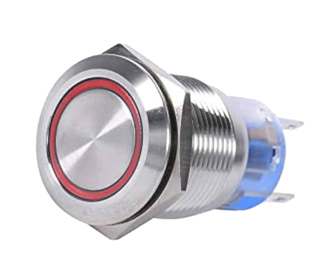 Daier Push Button Switch NO/NC SPDT 5A 12V M19 D=22 L=35 Latching