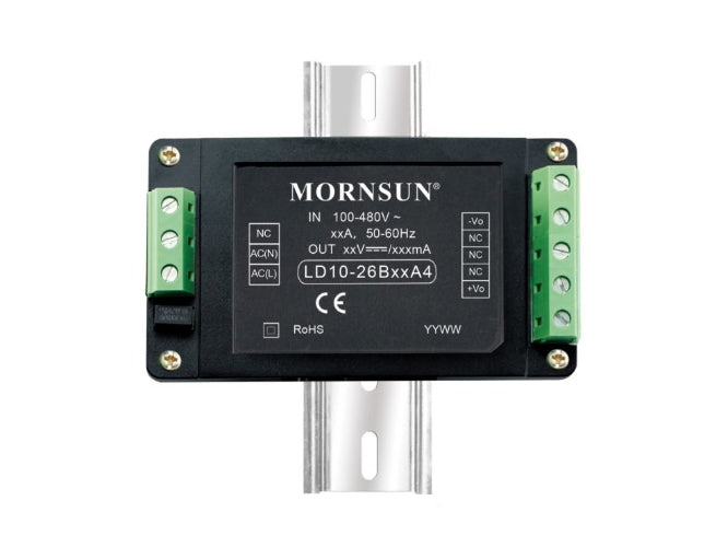 Mornsun Power Supply DIN Rail Mount I=220AC/DC