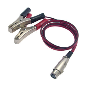 EIE Lead Xlr Socket to Alligator Clip Set L=1m