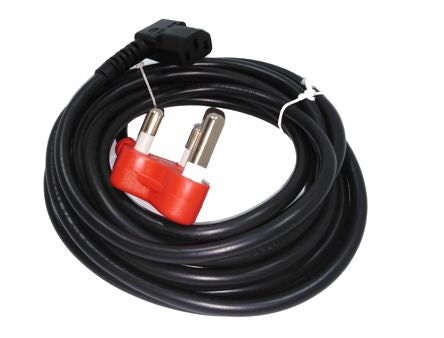 EIE C13 Socket Right-Angle - Dedicated Power Lead Iec 3PIN Plugtop - 4m