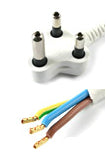 EIE Mains Leads Long 16A Plug Top to Open End