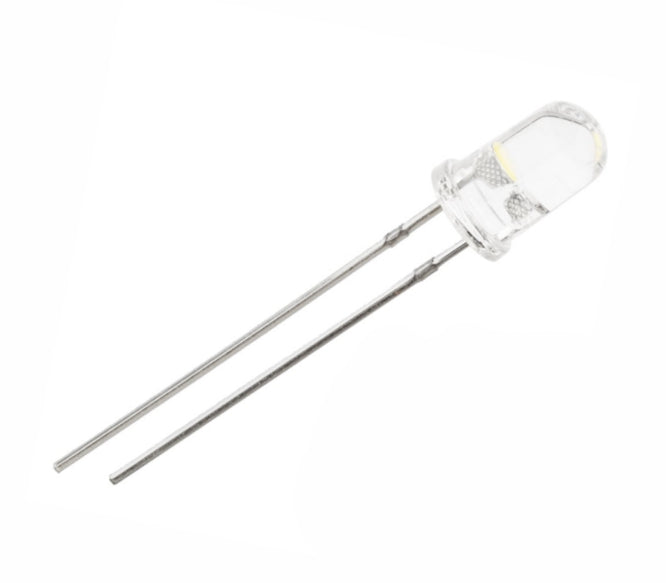 EIE Flickering LED 5mm Clear White Round 20KMCD 20D
