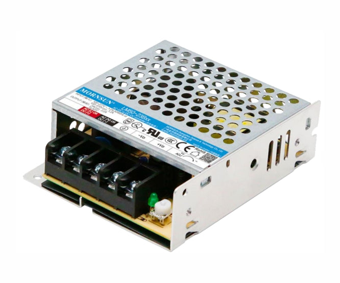 Mornsun Power Supply Enclosure.. I=220VAC O=24VDC 2.2A 50W