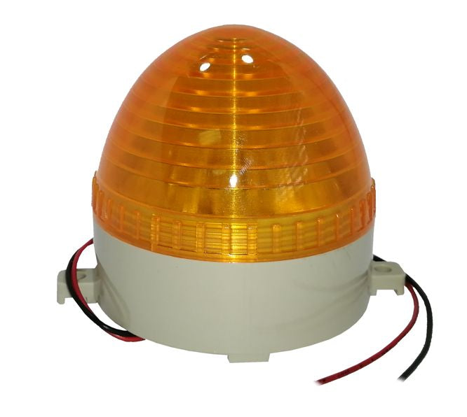 Swan Electric Flashing LED Light 24VDC 2W D=70mm Yellow L Orange