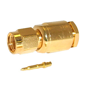 EIE Sma-Plug Clamp Type RG58 5mm, Gold