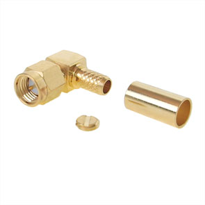 EIE Sma Plug Right-Angle Crimp RG58 5mm