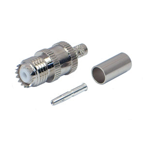 EIE Uhf-Socket(Mini) Crimp 5mm RG58