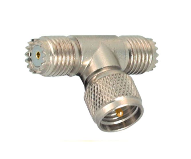 EIE Adapter Mini Uhf-Plug to 2XUHF-SOCKET(MINI) T-Junction