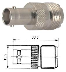 EIE Adapter BNC-Socket to Uhf-Socket