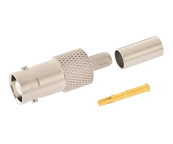 EIE BNC-Socket Crimp in-Line 5mm RG58
