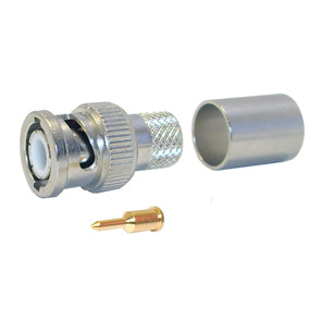 EIE BNC-Plug Crimp RG213U Gold Pin 10.6mm