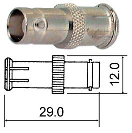 EIE Adapter BNC-Socket to .F-Plug Quick Fit